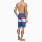 Load image into Gallery viewer, RACER STRIPE LOGO 10&quot; BOARD SHORTS
